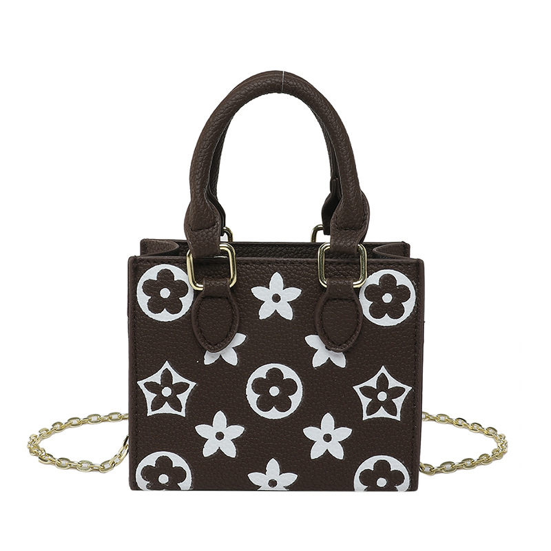 Free Shipping Fashionable retro hand-held small square bag women's bag casual western-style shoulder bag chain crossbody bag