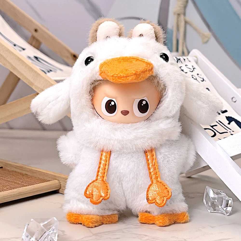 No Doll Lovely Little Angel Set For Mini 10cm Labubu 40 Doll Clothes Trendy Accessories Fashion Jumpsuit Clothes Accessories C250924