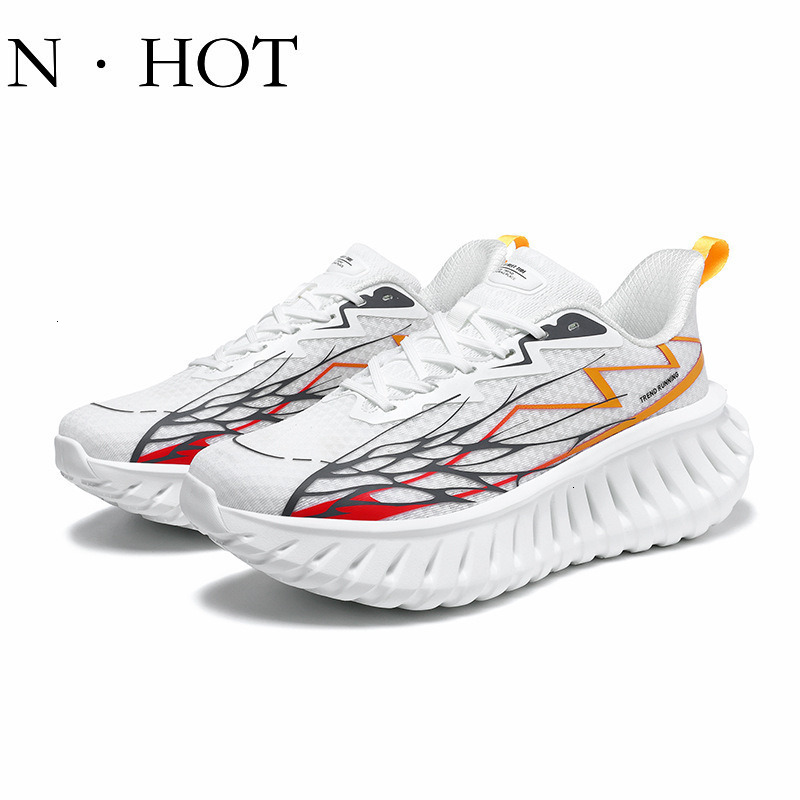 NHOT Designer Luxury New Color Blocked Mesh Men's Sports Shoes Fashion Lightweight Soft Sole Student Running Shoes Comfortable Breathable Outdoor