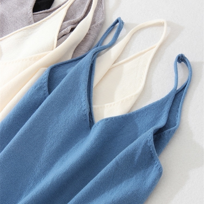 Camisoles Tanks Women Knitted Top Straps Basic Summer Tank Tops For Women Camisoles T Shirts Women Tops Summer Pulovers Woman Summer Tops 230420