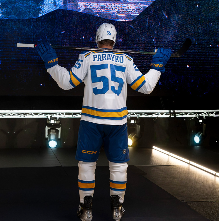 Custom Jersey Kyrou 2025-26 Jersey Robert Thomas Brayden Schenn Jake Neighbours Colton Parayko Justin Faulk Pavel Buchnevich Binnington
