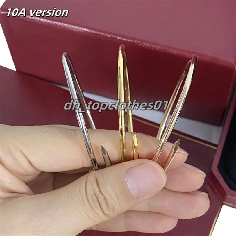 2025 AAA Carrie Bracelet Designer Luxury Jewelry Thin Nail Carter Bracelet Fashion Unisex Cuff Gold Bangle Luxury Y2k Bracelets Jewelry Diamond Bangle Bracelet ec5