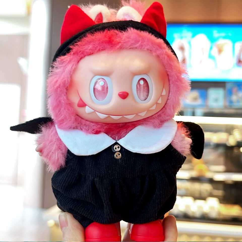 1 Set Halloween Outfits Devil Angel Suspender Gauze Skirt for Labubu Devil for Ropa Labubu Doll Accessories C250924