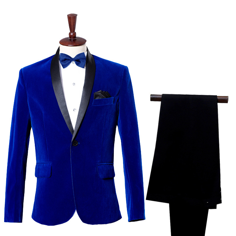 H878Men's three-piece suit, business suit, formal suit, Korean style, slim fit, groomsmen