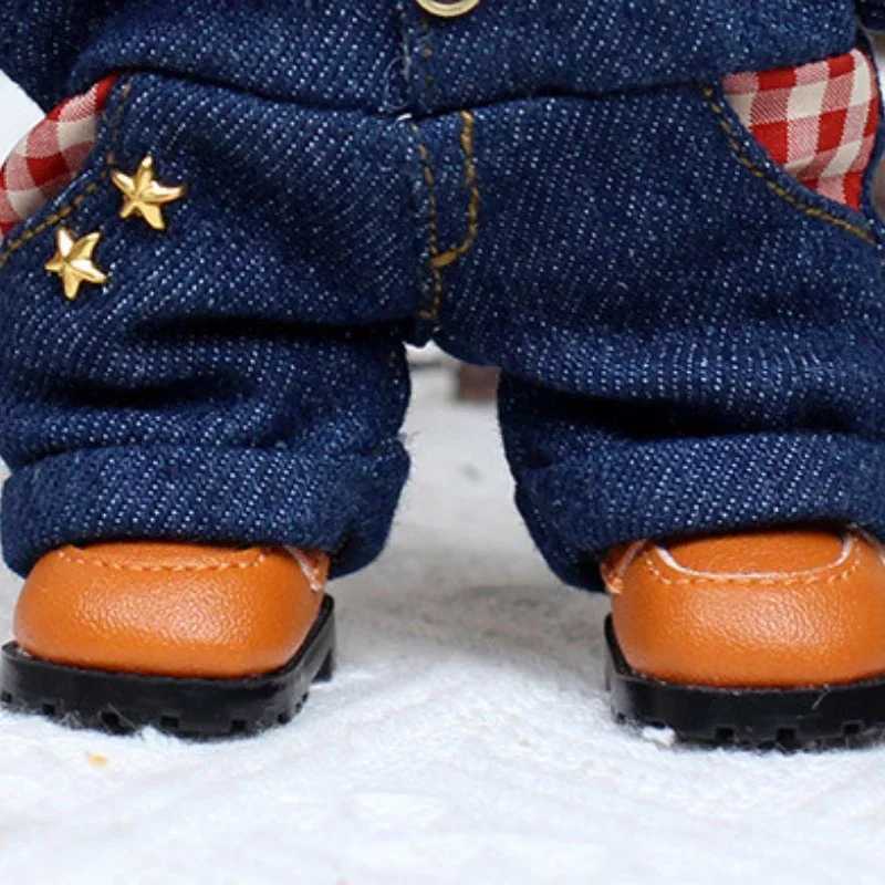 For Labubu Clothes Gift Labubu Ropa Western Style Cowboy Jumpsuit with Hat Set for V1V2 Labubu Outfit Cute Accessories C250924