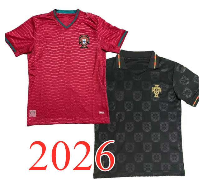 25 26 27 Portuguese ronaldo football shirts Soccer Jerseys B.FERNANDES JOAO FeLIX MANE 2025 2026 2027 Riyadh Men kit Portugal Child Shirt Kits Player national team