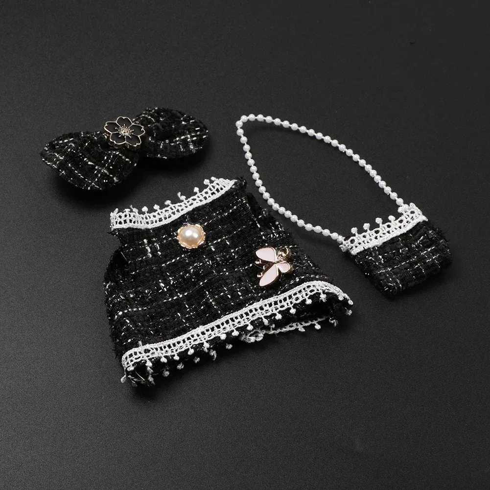 Labubu Doll Cute and Beautiful Clothing Accessories Design Checkered Dress Set Mini Doll Versatile Clothing Gift for Girls C250924