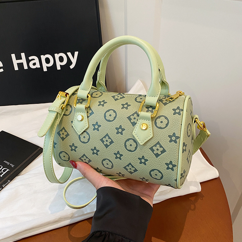 hot free shipping designer bag Summer New Popular Printed Pillow Bag Cross body Stylish Texture Boston Bag for woman
