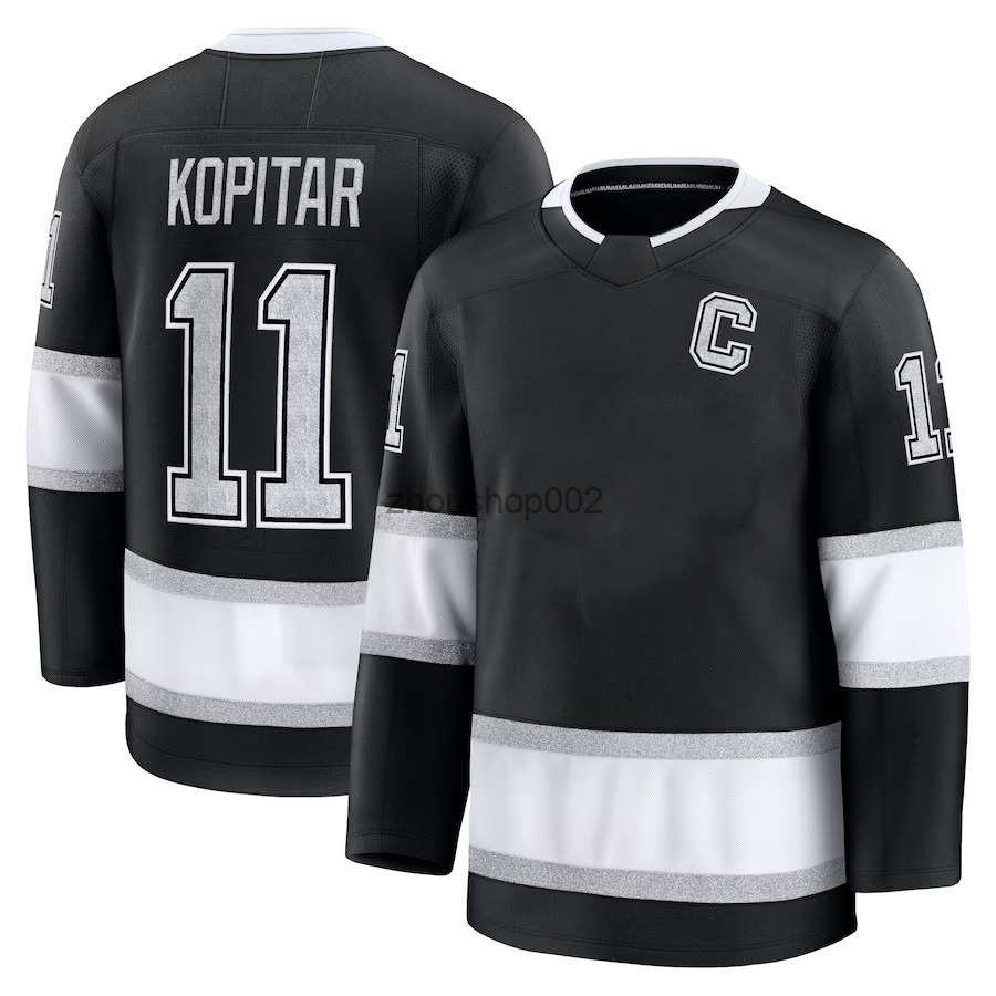 11 Anze Kopitar hockey jersey 22 Kevin Fiala LA KingSS jersey Drew Doughty Adrian Kempe Quinton Byfield Danault Corey Perry Wayne Gretzky Andrei Kuzme