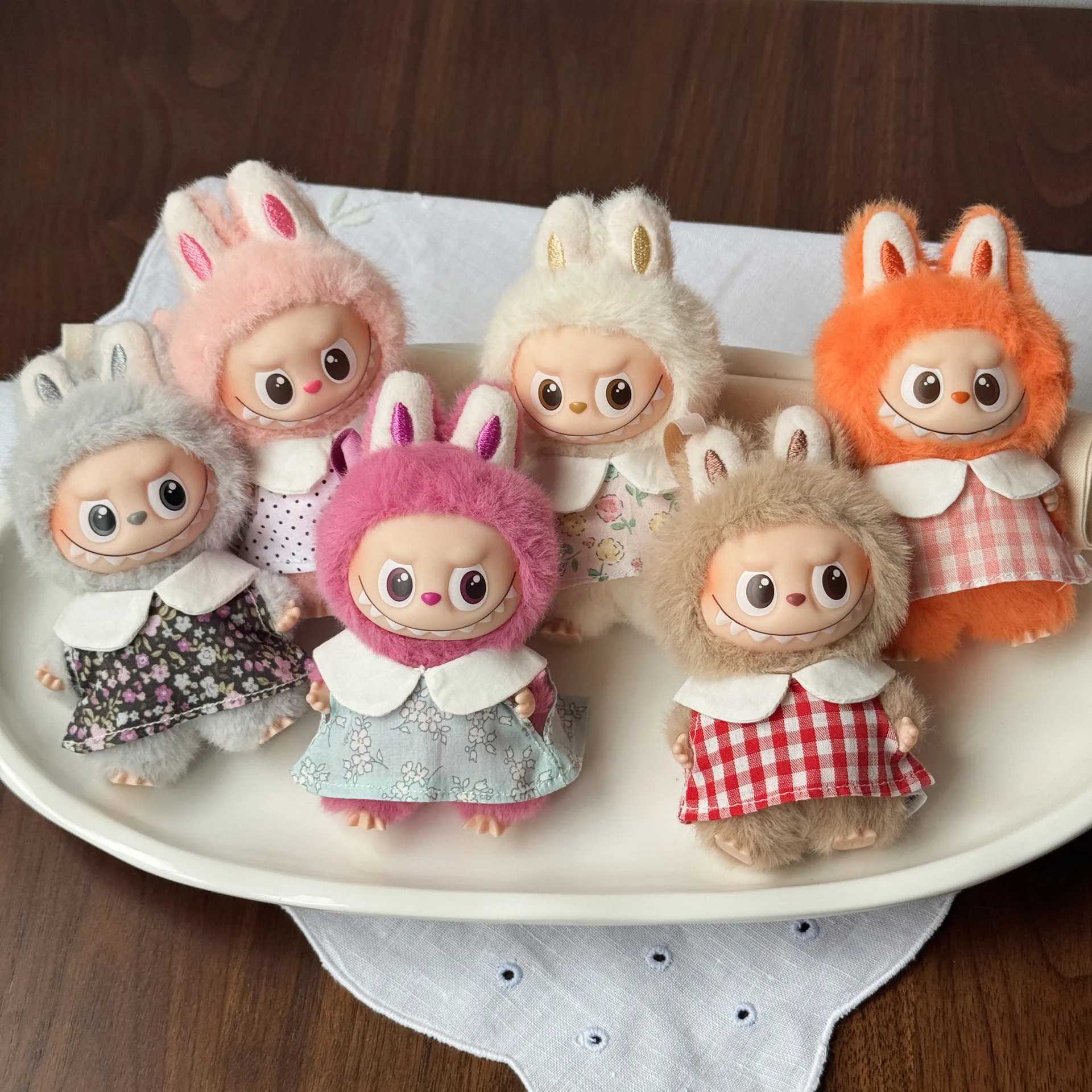 Mini Doll Baby Clothes Sweet and Cute Skirts for Labubu 40 DIY Accessories Kids Gifts C250924