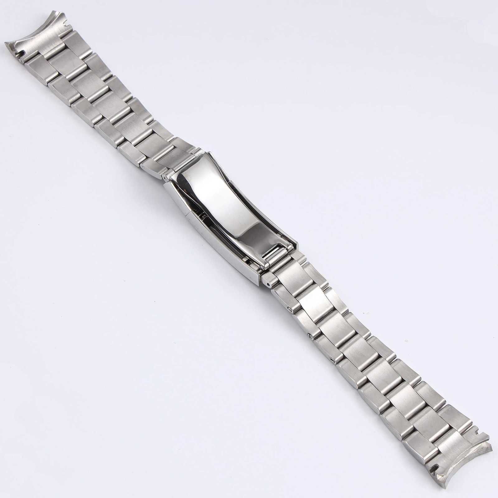 20 21mm silver gold black stainless steel watchband for Rolex Submariner GMT Daytona Metal Strap wrist bracelet deployment clasp Z250924