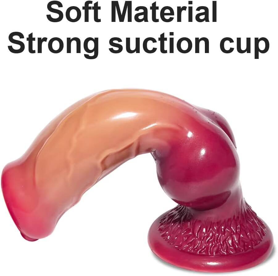 Extra Long XXXL Silicone Anal Plug Huge Wolf Dildo Monster alien Dog Thick Penis With Suction Cup Sex Toys for Masturbation