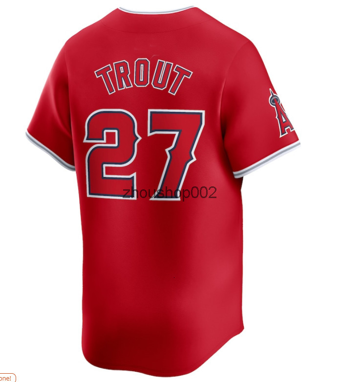 2025 Custom 27 Mike Trout Jersey Anthony Rendon Fletcher Reggie Jackson Reid Detmers Drury Urshela Walsh Moniak Ward Logan OHoppe Lucas Giolito Grichu
