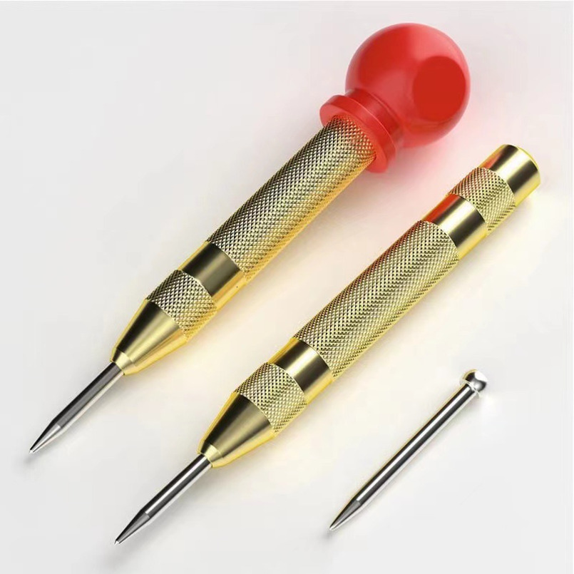 Center Automatic Spring-Type Locator Glass Breaker Centering Punch Tool