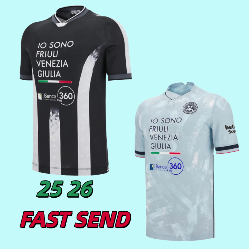 Fans 25 26 Udinese Calcio Soccer Jerseys Iker Bravo Atta Kristensen Davis 2025 2026 Home away I.Geye Buksa Zaniolo Karlstrom Lovric Karlstrom Men Football Shirts