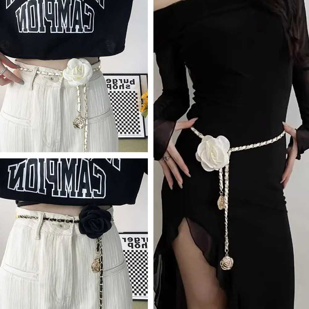 Fashion Small Fragrant Wind Metal Waist Chain Accessories Dress HighGrade Korean Version Of The Net Red With A Thin Belt Woman D250924