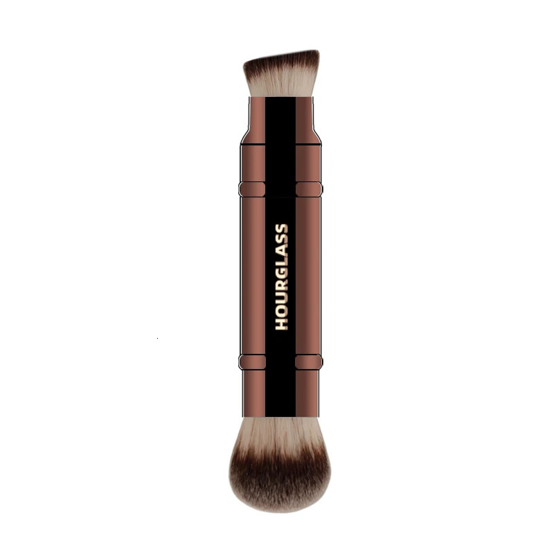 Hourglass Makeup Brush No26 Double Head Retractable Foundation Brush Fiber Smudge Face Makeup Brush 251016