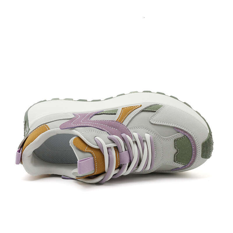 BN031 Thick Sole 2025 Spring and Autumn Sports Academy Style New Women's Breathable Casual Dad Shoes d20990
