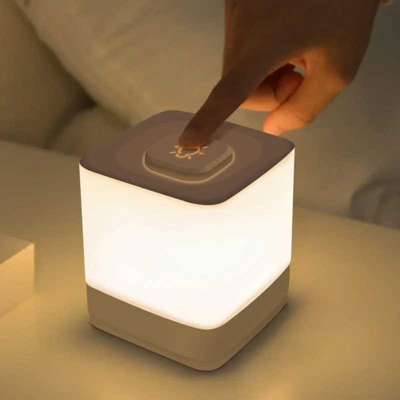 Modern Touch Sensitive Night Light Soft Light Touch Bedside Lamp With Sleep Protection And Long Lasting Battery Life C251115
