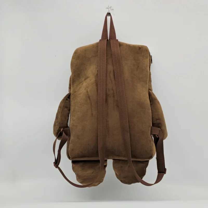TreasuringU Domo Kun Plush Backpack Brown Stuffed Bag for Women Men Kids Cute Small Shoulder Messenger Bag Z250924