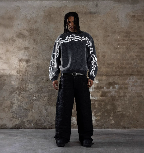 Street Cool Original Jacket Graphic Printed Jacket Upright Collar Zipper Autumn - Winter Retro Classic Hip Hop Men And Women 250806