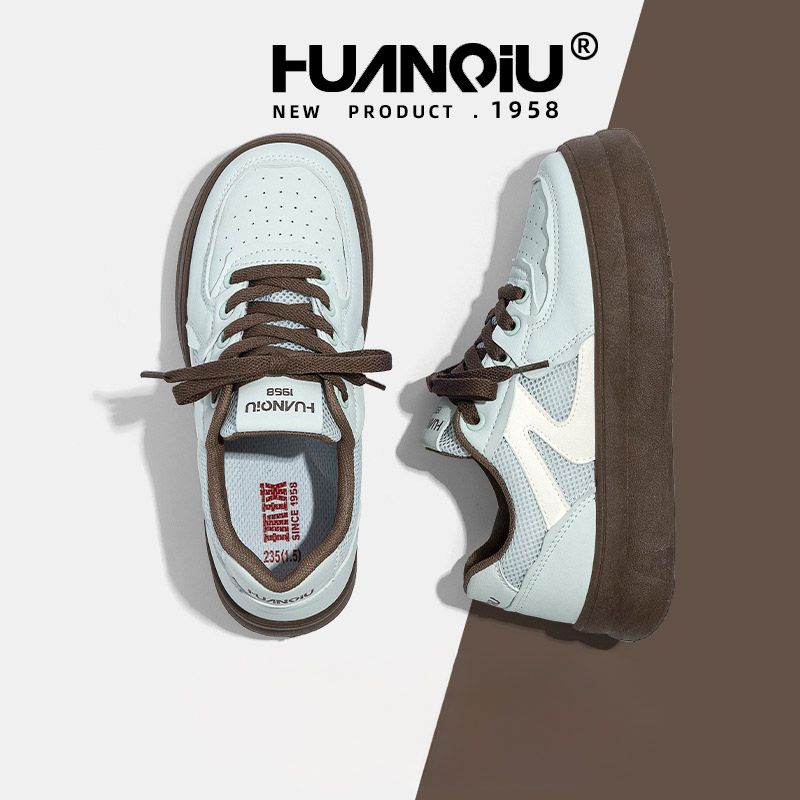 HUAN QIU Free shipping Designer Casual Shoes Board shoes women thick soled women shoes casual women shoes