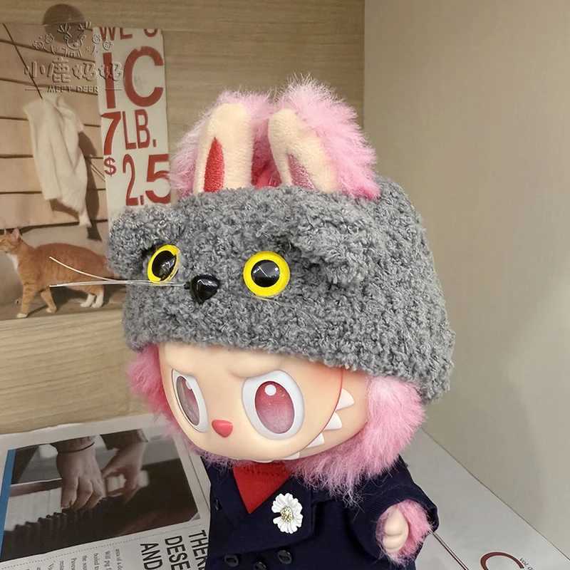 For Labubu Hot Handcrafted Gd Peripheral Quan Zhilong Cat Hat With Cute 13 Generations Only Baby Clothes Diy Baby Fashion Gift C250924