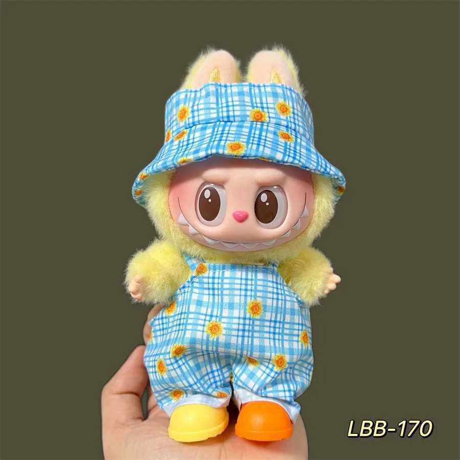 Fashion Clothes Ropa Labubu Clothes Outfit Doll Accessories For 1517cm Labubu V2 V1 Plush Dolls Suspenders Suit C250924