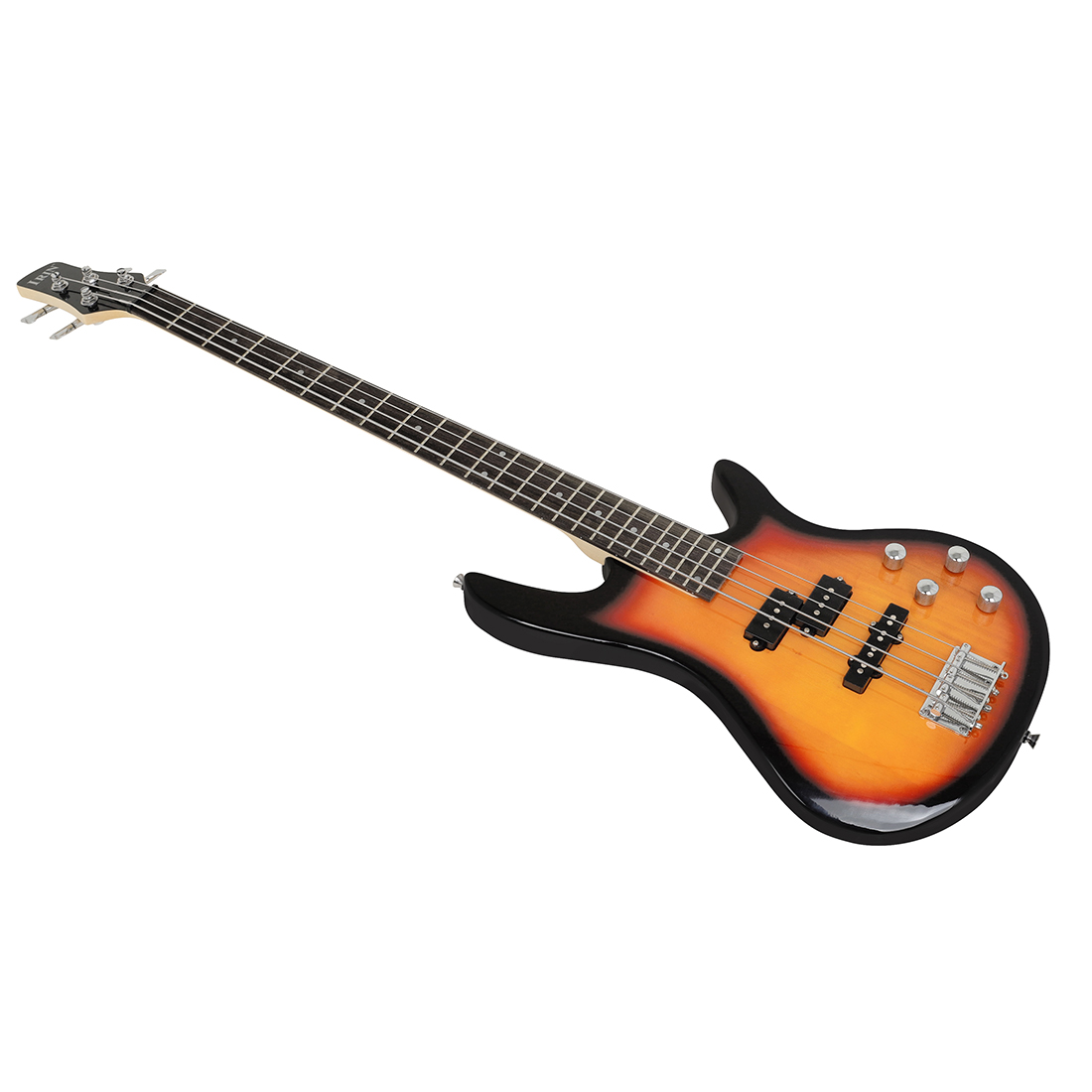 The Factory Sells IRIN P-04 Best Selling Plucked Plucked Maple Four String Electric Bass Guitar Sunset Black Border