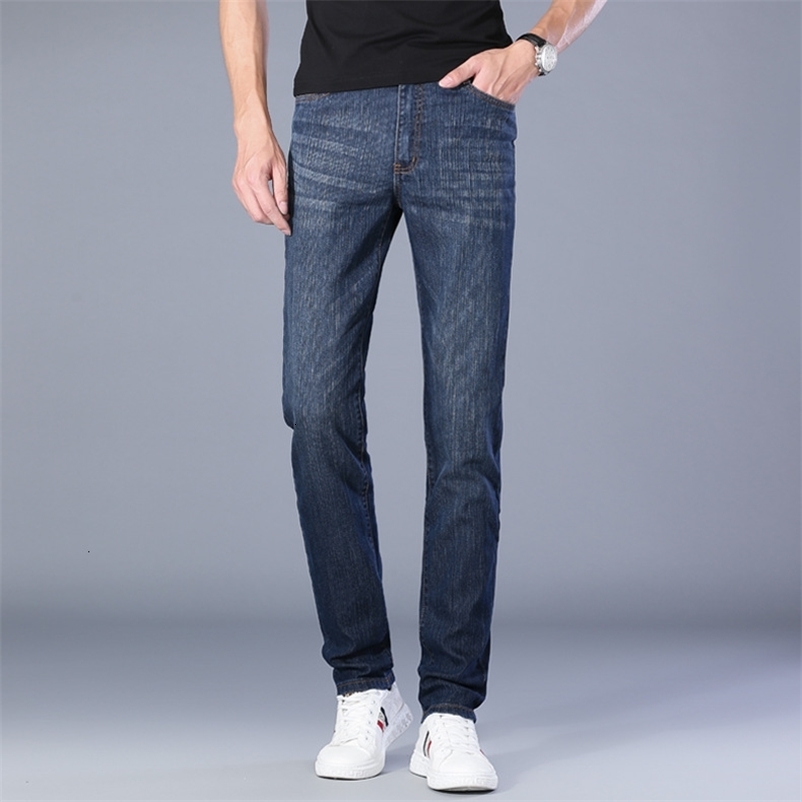 Men's Jeans Winter and Autumn Mens Casual Jeans Fashion Slim Cotton Denim Pants Skinny Jeans 230516