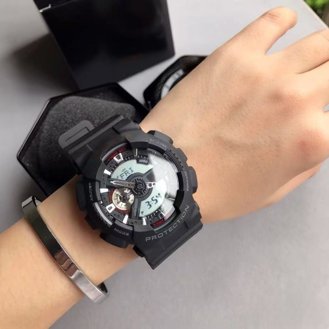 Men Watches White G style Sport Watch LED Digital Waterproof Casual Watch S THOCK Male Clock relogios masculino Watch Man 001