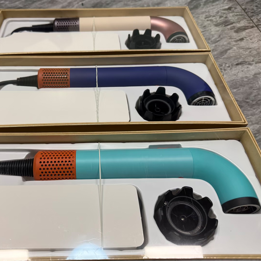 2026 New Hair Dryer Designer Dryers Air Wrap Anion Curved Pipe High Speed Motor Quick Dry Mute Operation Safety Features Ideal for S 26W01123