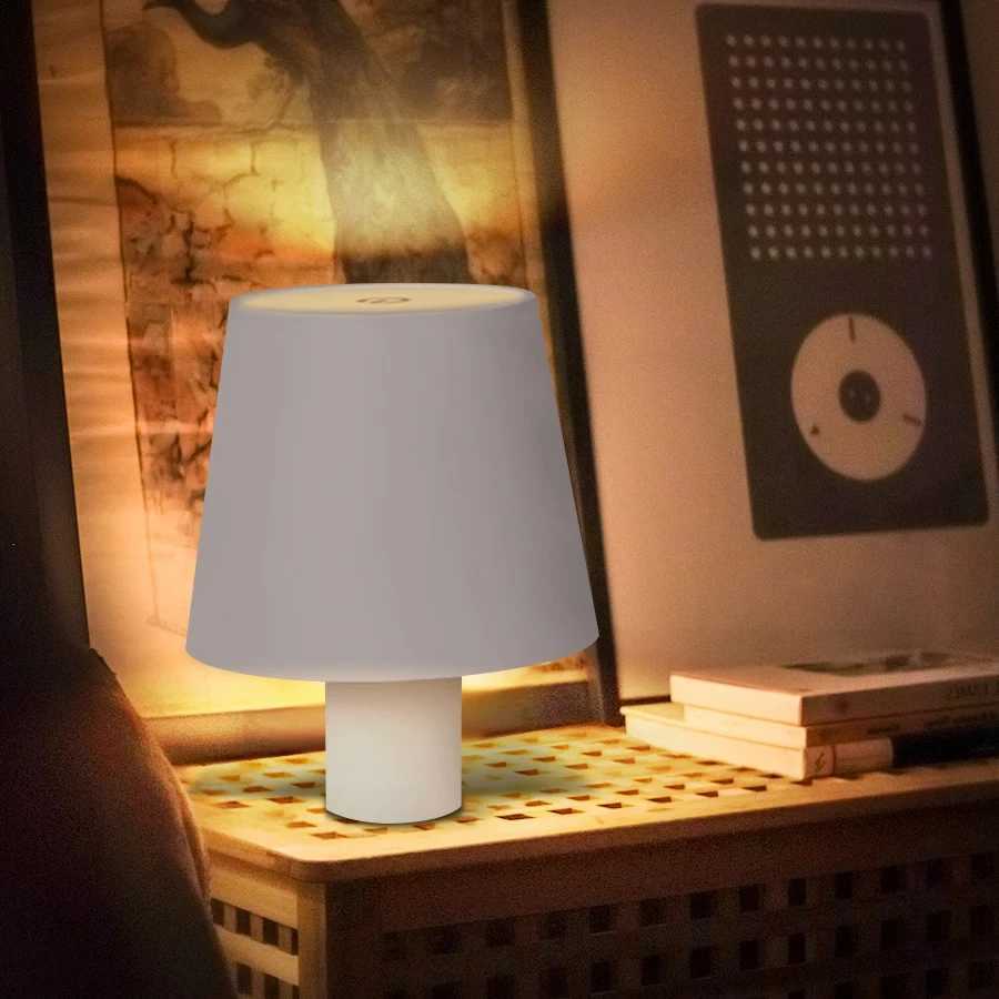Rechargeable LED Table Lamp Touch Sensor Desk Light 3 Colors Dimmable For Living Room Bedroom Bar Dinner Club Decor Lighting C251115