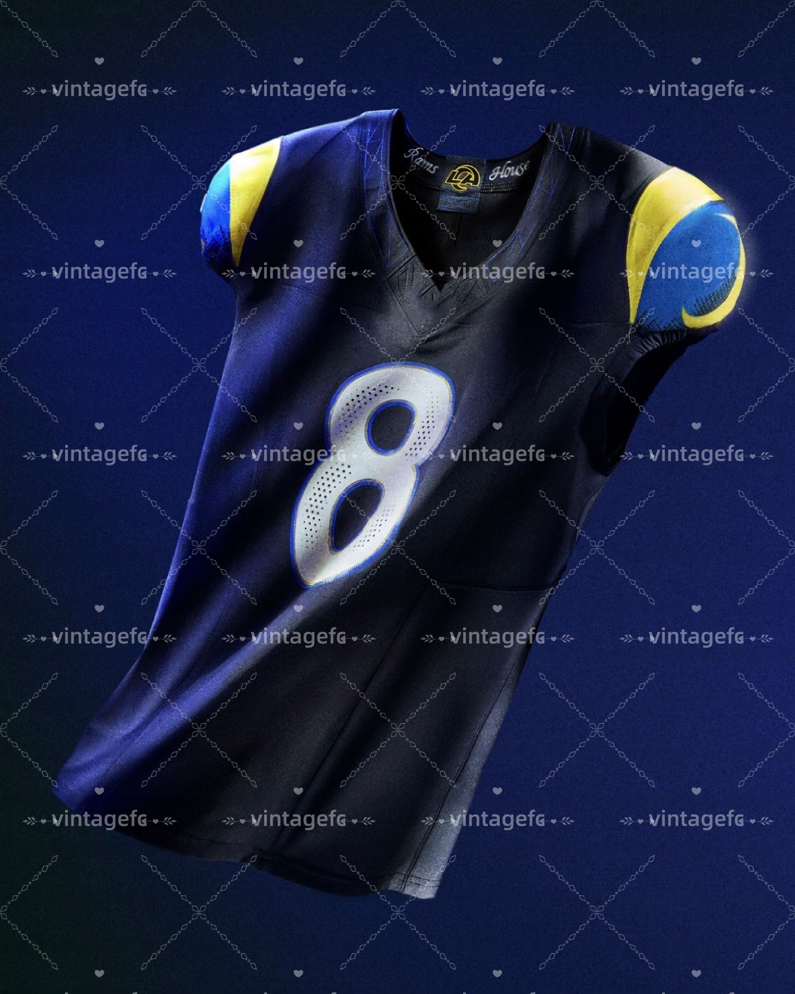 2025 CustomRivalries jerseys 12 Matthew Stafford Kyren Williams Aaron Donald Puka Nacua avante Adams Christian Rozeboom Jaylen McCollough Stetson Benn