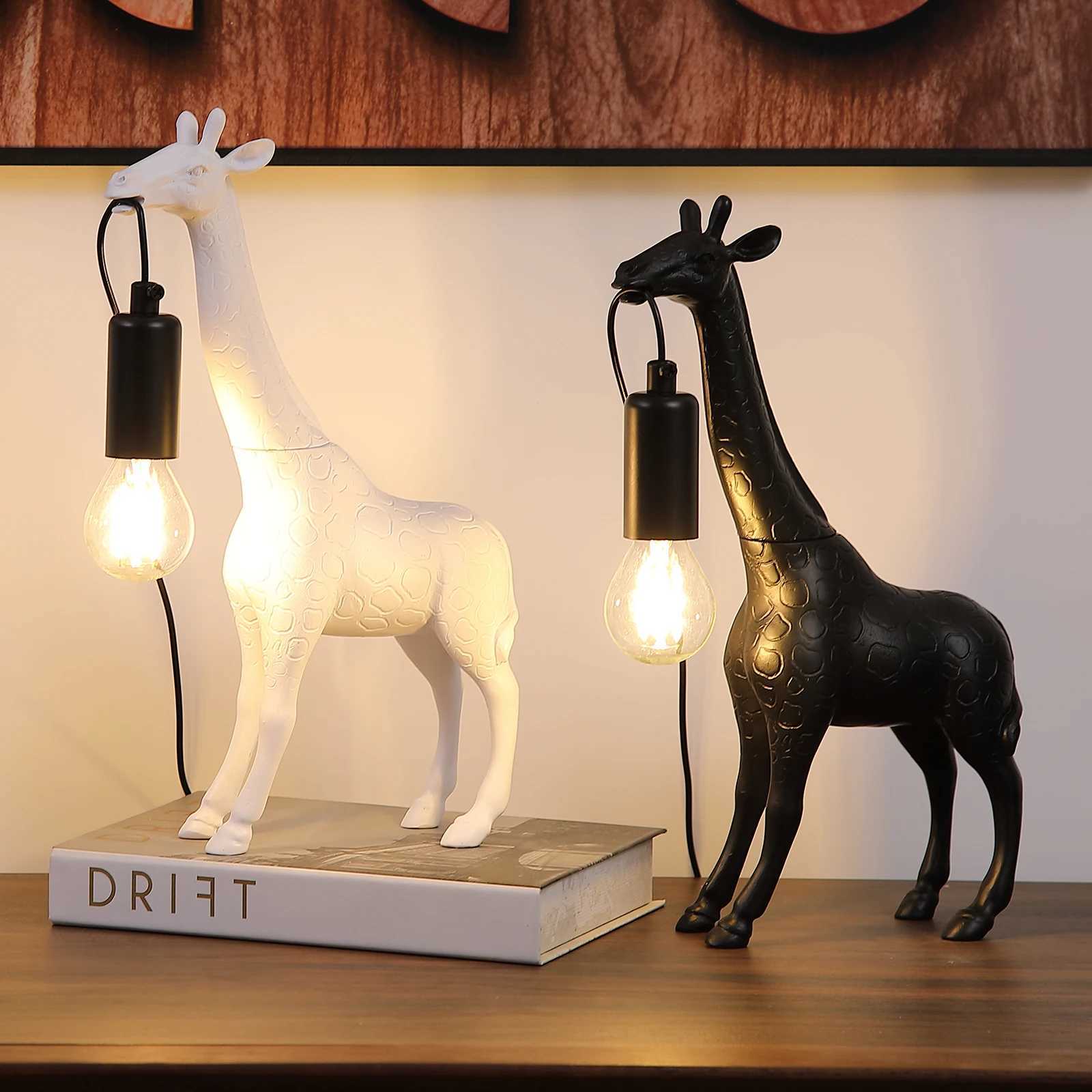 1 creative LED desk lamp giraffe shaped bedside night light USB plug touch switch suitable for bedroom and study lighting C251115