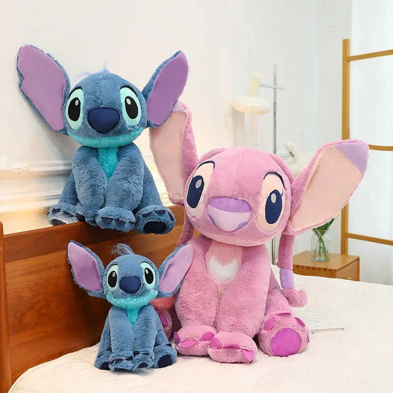 Disney Disneys Anime Lilo Stitch Kawaii Stitch Plush Doll Girls Room Decoration Large Plush Pillow Girlfriend Valentines Day Gifts H250924