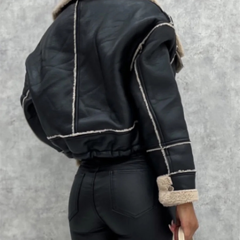 Womens Faux Fur Lea… - image