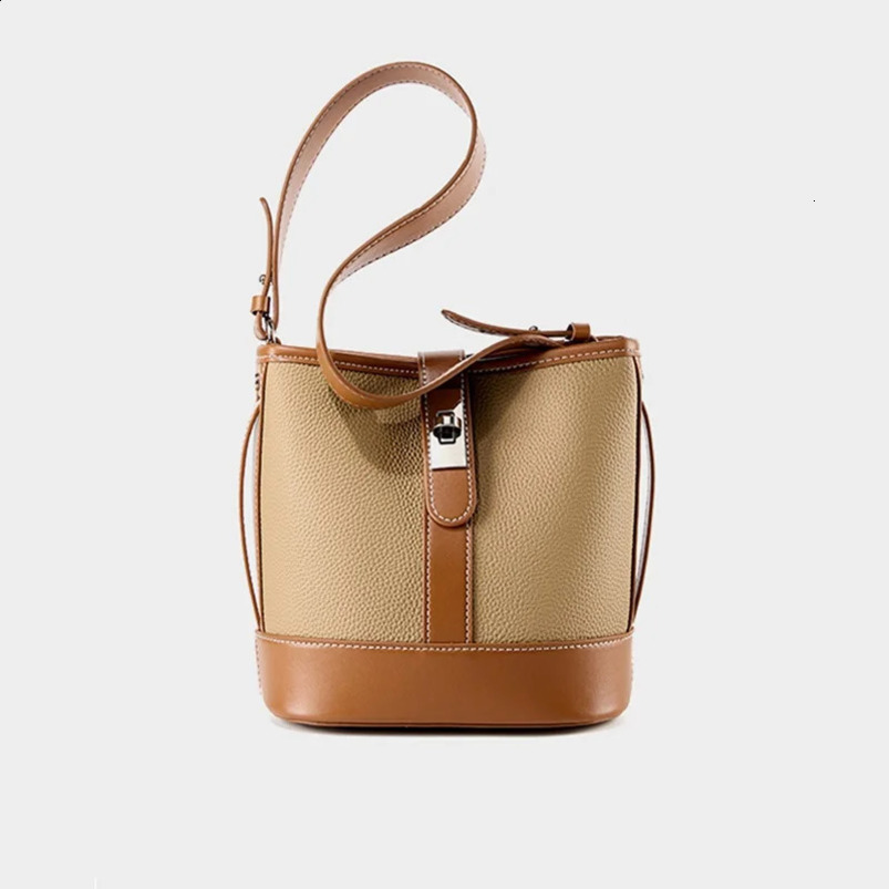 Hifashion leather bucket small shoulder cross body womens bag trend ner basket wallet denim handbag 240820