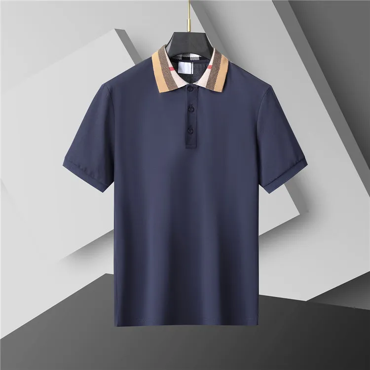 Mens Polo Shirt Fashion Men's T-shirt Luxury Polo Collar Breathable Top Summer Business Shirt Asian size M--XXXL