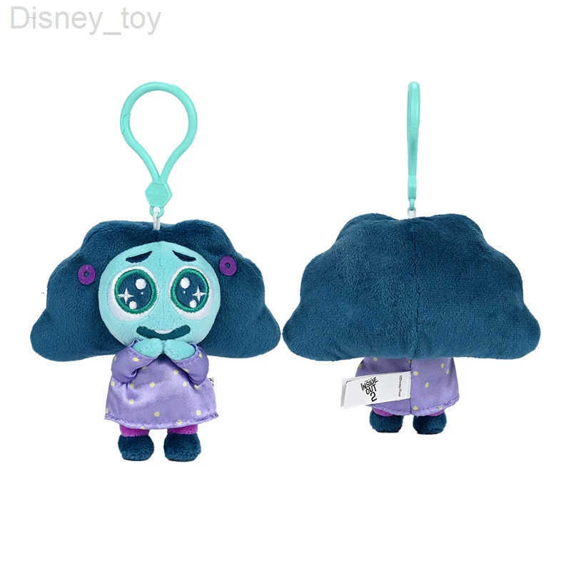 Disney Inside Out 2 Doll Keychains Anime Anxiety Anger Fear toy figurine Key Ring Bags Pendant Decor Kid Classic Toys Hot sales H250924