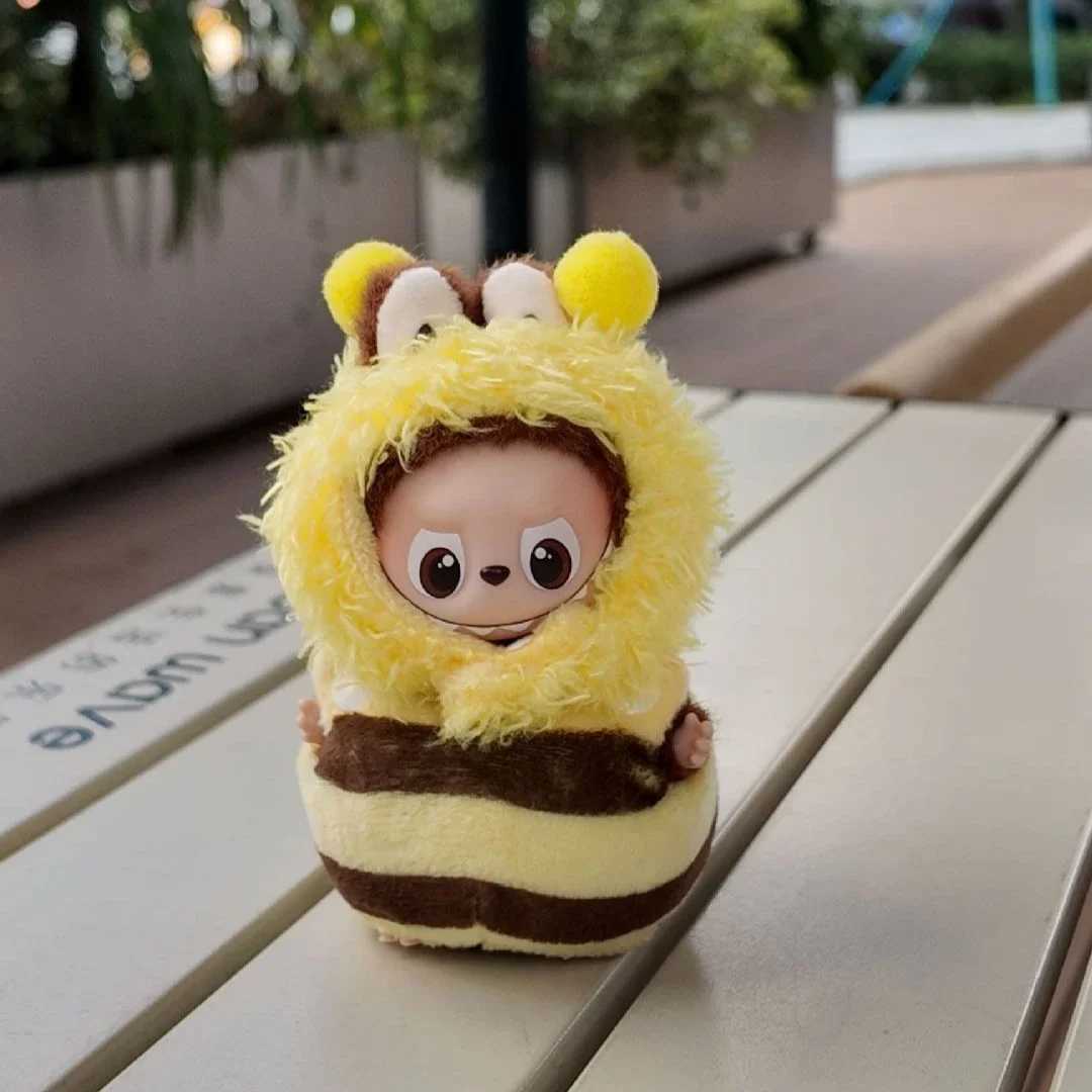 For Labubu 40 The Monsters Pin for Love Series Little bee Clothes For mini Labubu doll Pink bow baby clothes Accessories C250924