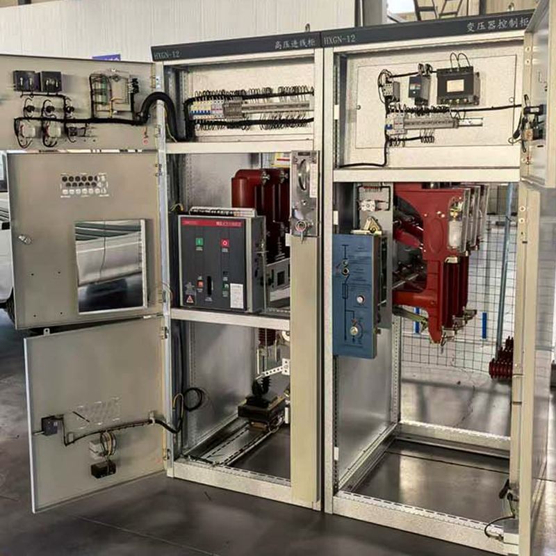 Durable 630kVA Stationary Power Cabinet w/ Transformer & Circuit Protection