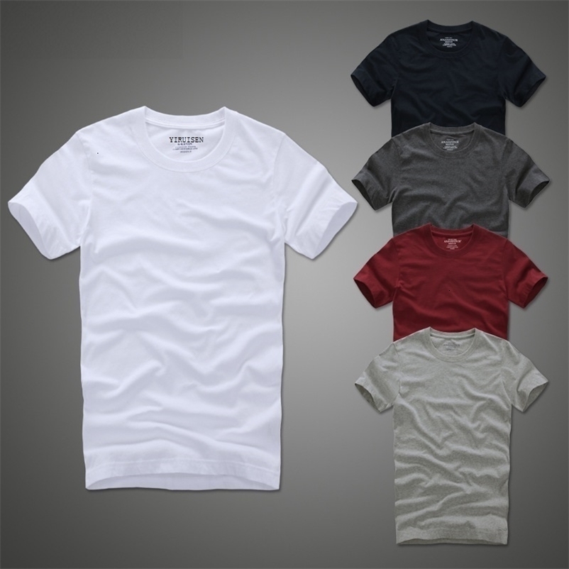 Men's T-Shirts Summer T-shirt 100% Cotton T-shirt Men's Short Sleeve Camiseta 230410