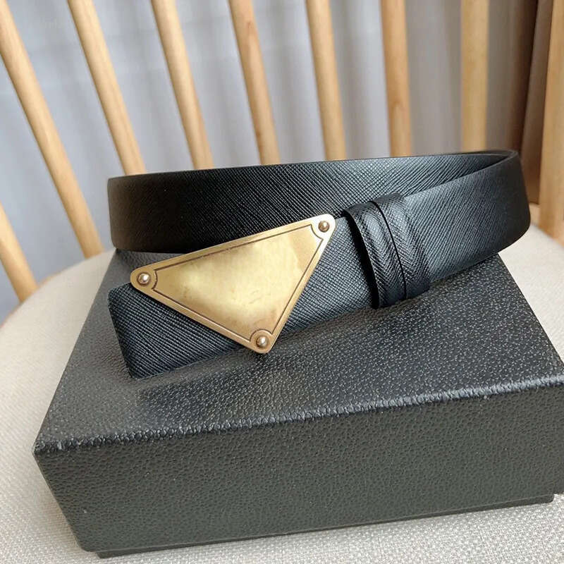 triangle belt Luxury Men Belts: Designer Style Solid Color p belt with Durable Buckle Fashion Accessory for Business and Casual Wear pra belt 8c3