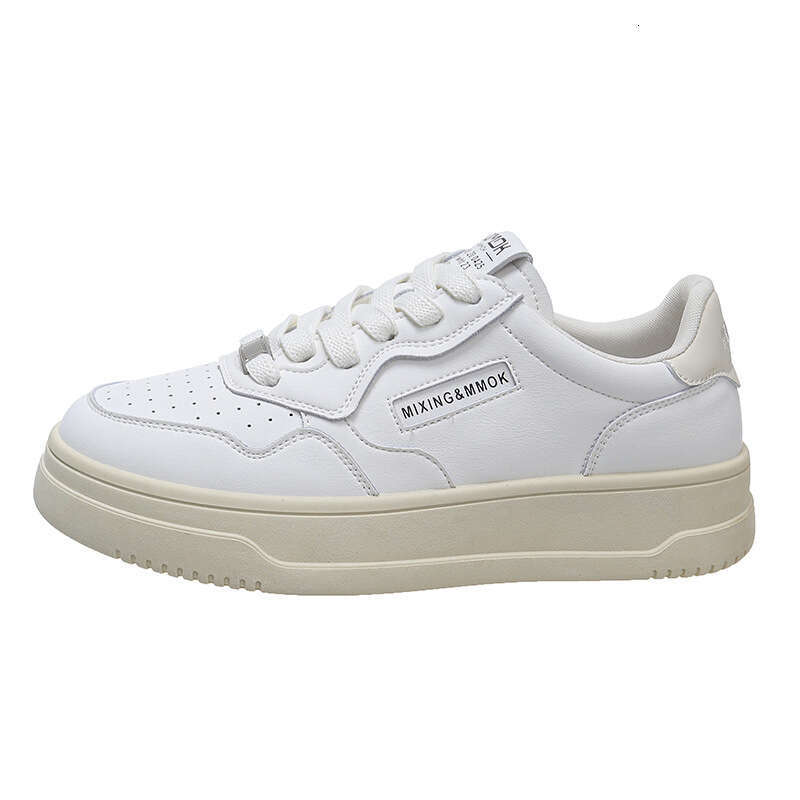 Korean Style Thick-Soled Height-Increasing White Sneakers for Women 2024 Autumn New Comfortable Lightweight Versatile Sports Casual Panda Board Shoes 