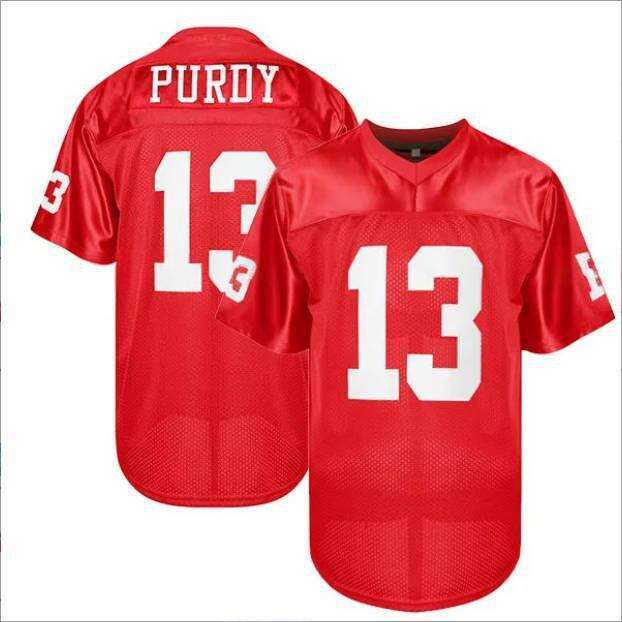 Personalized Custom Football 2025 Jersey Christian McCaffrey Jerseys Brock Purdy Deebo Samuel Trey Lance Nick Bosa George Kittle Fred Warner Jerry Ric