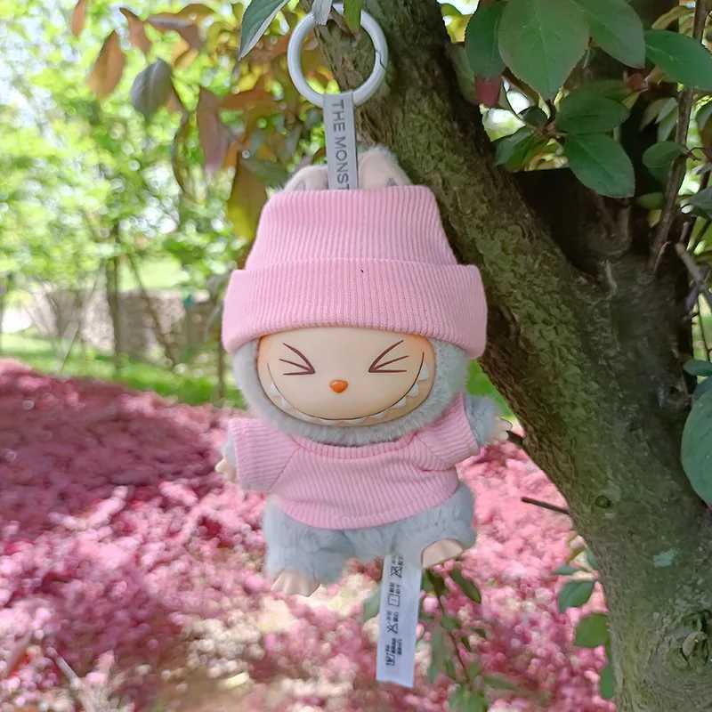Mini Labubu DollS Clothes Outfit Accessories For Ropa Labubu Idol 10cm cotton doll 16 BJD Canva Backpack Glasses Hat Clothing C250924