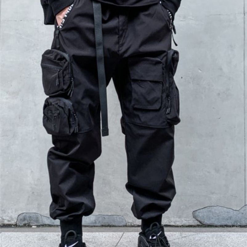 Men's Pants PFNW Autumn Spring Functional Style Overalls Men's Fashion Loose Darkwear Casual Youth Cargo Pants 12A5577 230327