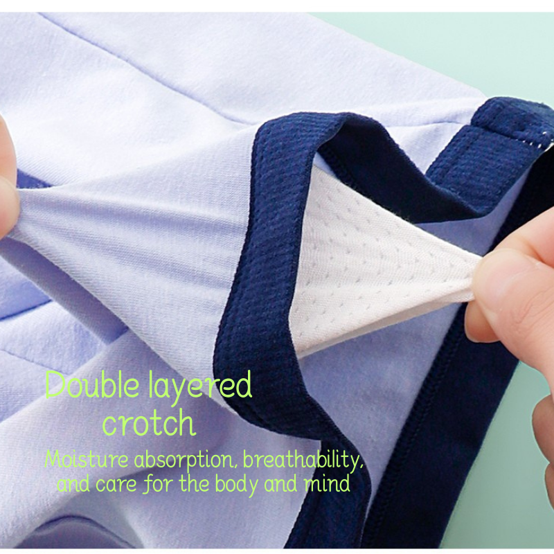 Boys Animated Patterned Shorts Durable Kids' Athletic Undergarments w/Easy-Wear Cuff Design-5929