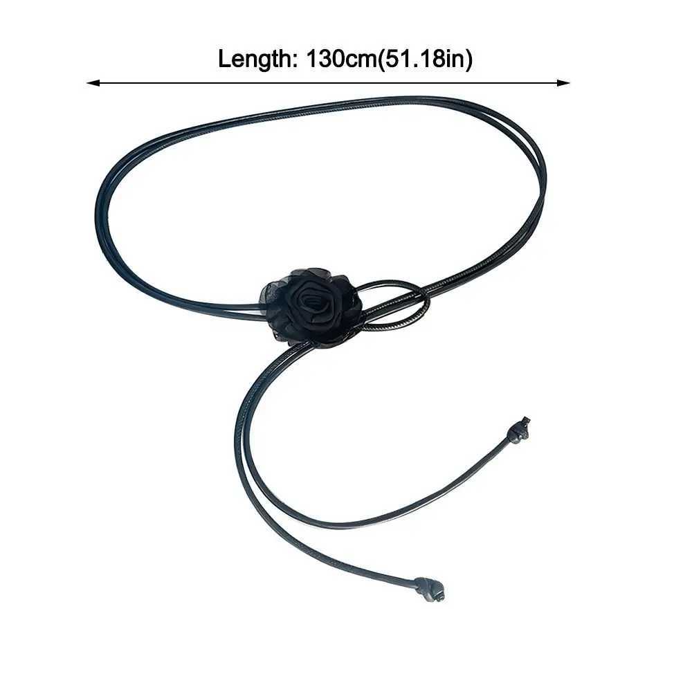 Fashion Fashion Ethnic Style Dry Rose Flower Belt Highend Retro Knotted Waist Rope Waistband For Skirt Clothes Dress Jeans Coat90 D250924
